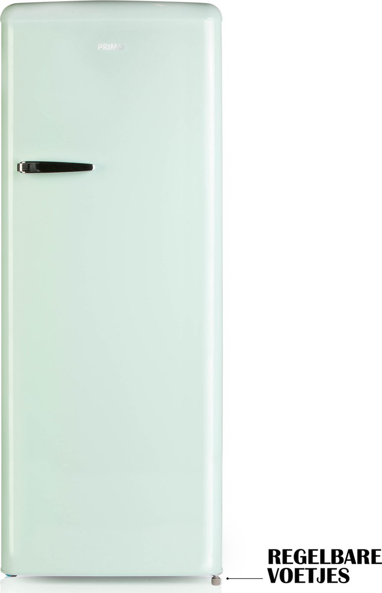 PRIMO PR165RKMG Retro Koelkast - 218L - D - Kastmodel Koelkast - Koelvriescombinatie - Muntgroen — afbeelding 7
