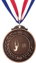 Akyol - turnen medaille bronskleuring - Turnen - familie vrienden - cadeau