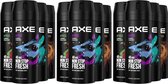 AXE Deodorant Bodyspray Mix 12 stuks - Marine / Africa / Apollo / Dark Temptation