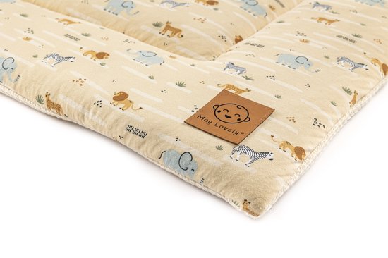 May Lovely - Speelkleed - Babykleed - Groot, heerlijk zacht en extra dik ! - Jungle Safari - 150 x 120 cm van May Lovely — afbeelding 4