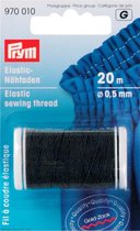 Prym elastisch naaigaren 0,5mm zwart - bobijn van 20 meter