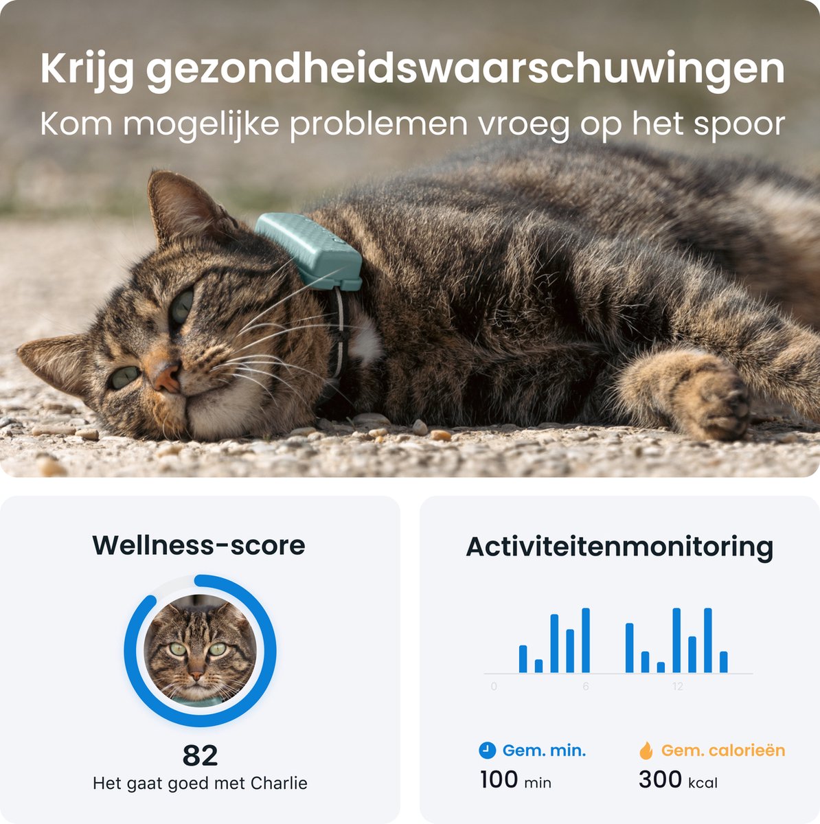 Tractive GPS CAT Mini - Kattentracker & Activiteitenmonitor thumbnail 6