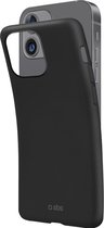 SBS Polo Telefoonhoesje geschikt voor Apple iPhone 13 Hoesje Flexibel TPU Backcover - Zwart