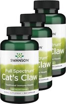 Swanson | Full Spectrum Cat's Claw 500mg | 100 Capsules | 3 stuks | 3 x 100 Capsules