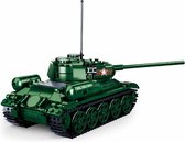 Sluban M38-B0982 - Russische Tank T34-85 - 497 onderdelen - Bouwdoos
