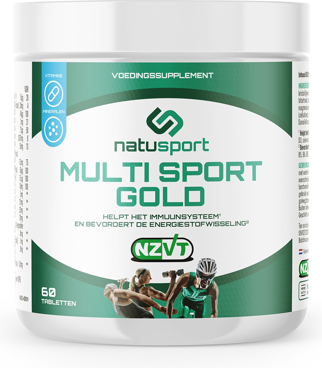 Goedkoopste Natusport Multi Sport Gold (NZVT getest) - 60 capsules