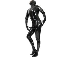 Wetlook Latex Bodysuit Heren - Jumpsuit - Masker - Fetish Wear Set