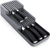 Messenblok voor Lade Grijs 39x14,5x7,5 cm - Lade Messen Houder - Organizer voor Keukenmessen - Organiser
