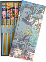 Tokyo Design Studio - Chopsticks Set - Eetstokjes - 5 paar - Budha