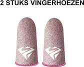 2 Stuks Vingertop Beschermers voor Gamen – Nylon Vinger Covers Gaming – Roze