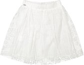 Rumbl Royal - Midi rok - Plissé tule bloemen - Offwhite - Maat 128/134