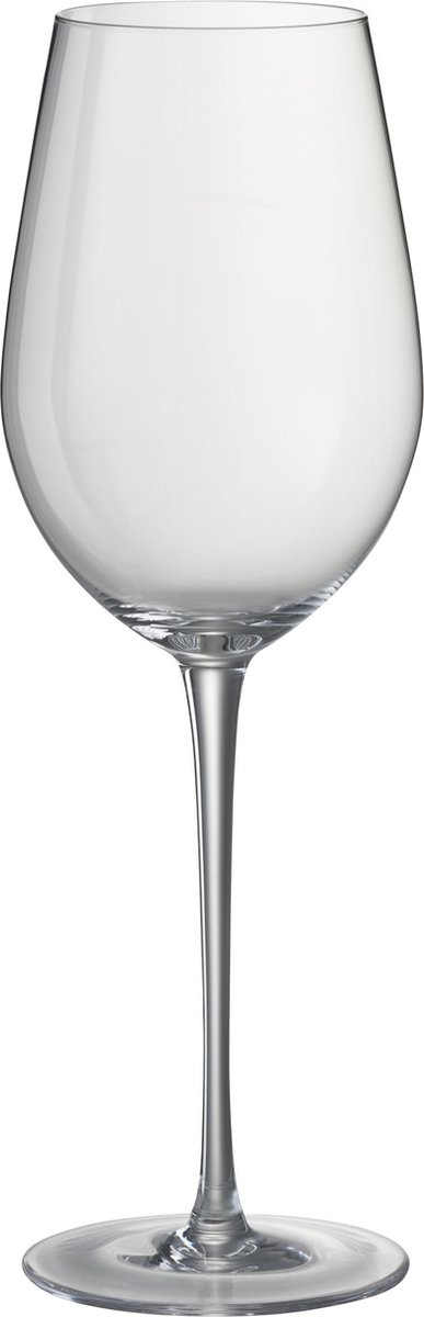 J-Line glas witte wijn Tia - glas - transparant - 6 stuks