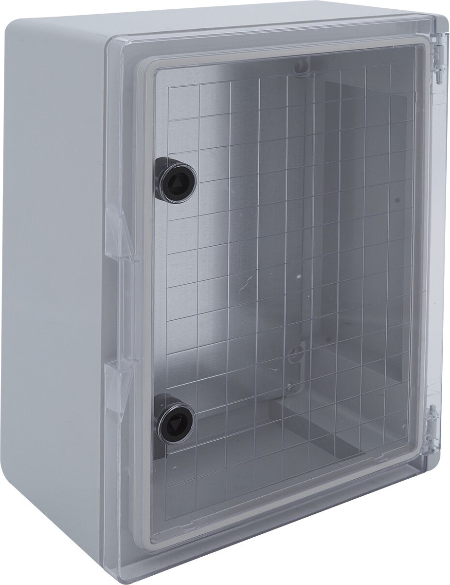 Lege Groepenkast - 400x300x195mm - Velvalux Panoboxpro - Transparant Deksel - Installatiekast - Kunststofkast - Waterdicht IP65