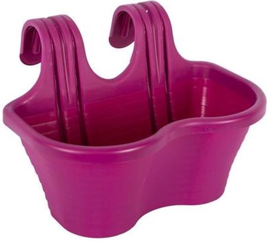 2 Stuks balkonbak roos bloempot hanger fushia hang-over plantenbak kruidentuin 6.5L