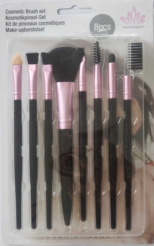 Make-up kwasten set 8 st.