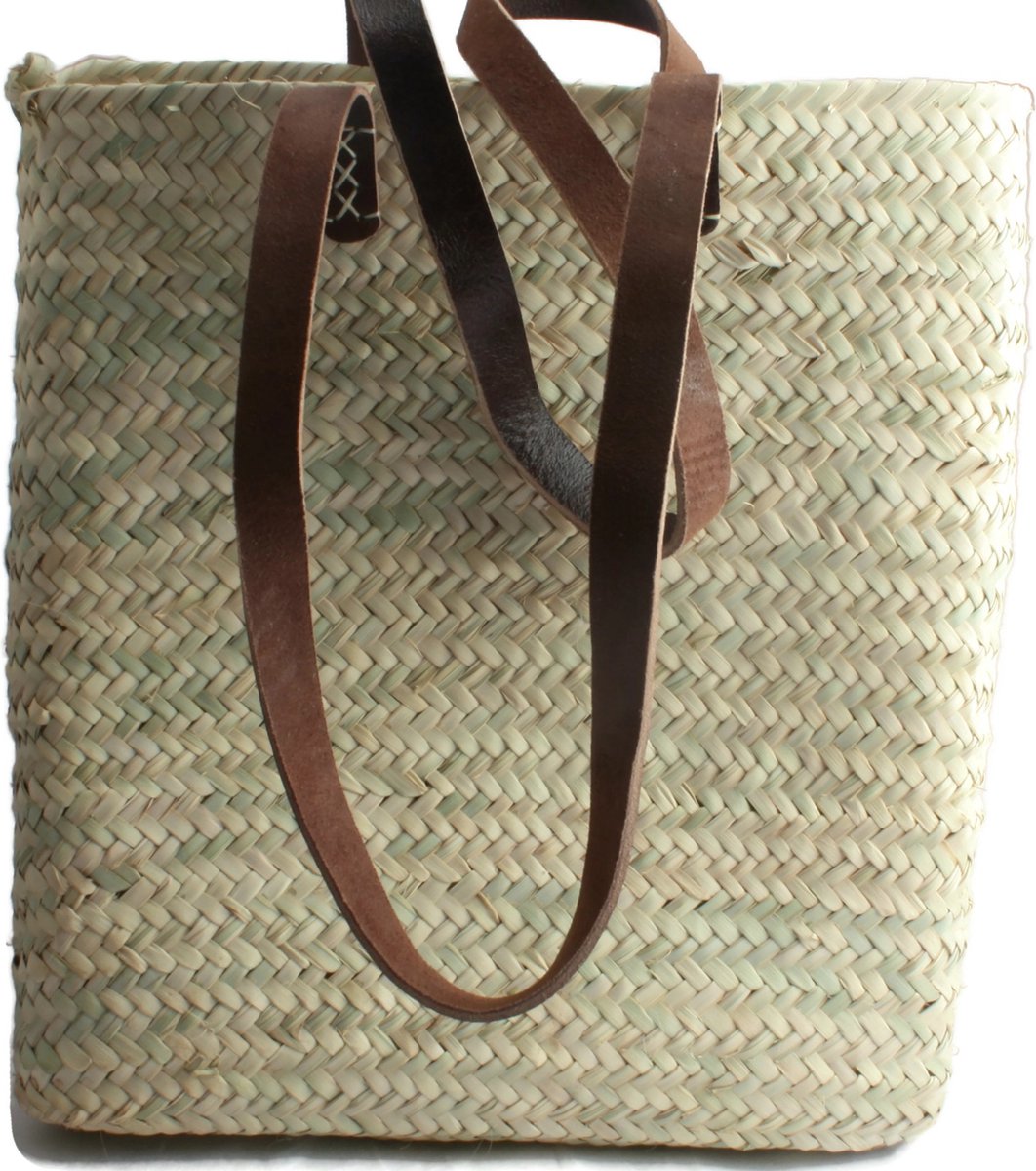 Strandtas, rieten tas- kleine shopping tas