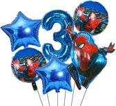 Spiderman folieballon 3 -Spiderman Marvel Hero Party Ballon 6 stuks Folie Ballon Verjaardag - Kinderfeestje - Versiering - Decoratie - Jomazo - spiderman verjaardag - spiderman themafeest - spiderman ballonnen - Disney feestje - superhelden feest