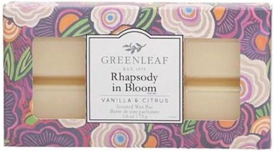 Greenleaf Wax Bar Rhapsody in Bloom