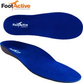 FootActive* Balance Blue inlegzolen – unieke ondersteunende inlegzool voor heren en dames – ontwikkeld door podologen - verbetert houding – voorkomt en verhelpt voetproblemen – voo