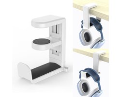 Koptelefoon Houder voor onder Bureau - Koptelefoon Standaard - Verstelbare Headset Stand - Headset Hanger - Headset Standaard - Koptelefoon Haak - Hoofdtelefoon Hanger