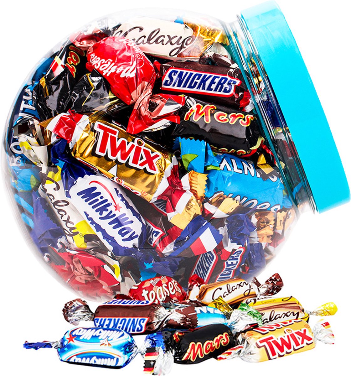 Mars Celebrations mega chocolademix - Twix, Bounty, Snickers, Mars, Malteser, Galaxy & MilkyWay - 600g