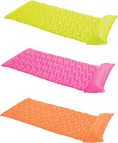 Tote-n-Float Wave Mats - luchtmatras - 229 x 86 cm - diverse kleuren met 1 of 2 'zomer' 'waterpret'