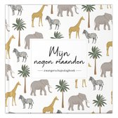 Fyllbooks Mijn negen maanden dagboek - Zwangerschapsdagboek - Invulboek voor 9 maanden - Jungle