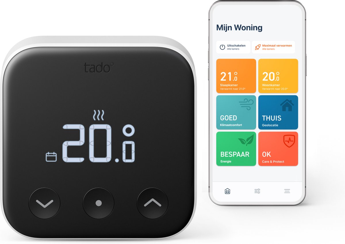 tado° Slimme Thermostaat X - Smart Thermostaat - werkt met Google Home, Alexa...