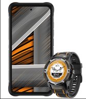 HAMMER Blade 4 smartphone zwart met de Hammer Smartwatch plus