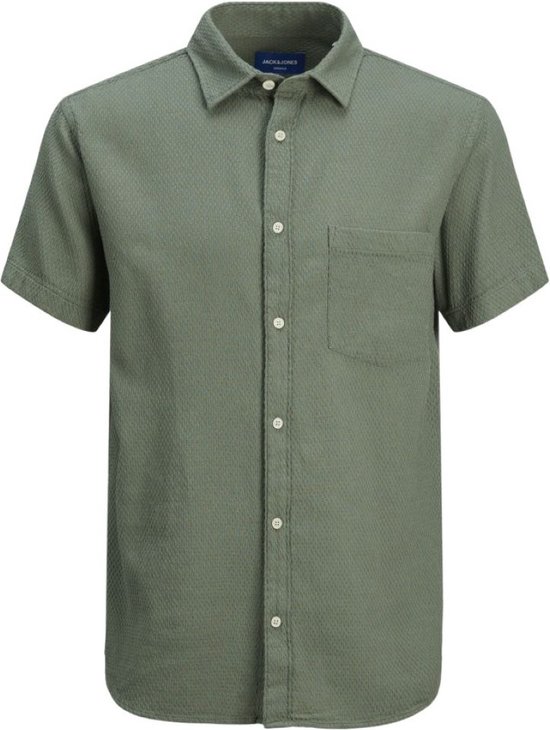 Jack & Jones Overhemd - Regular Fit - Groen - 6XL Grote Maten