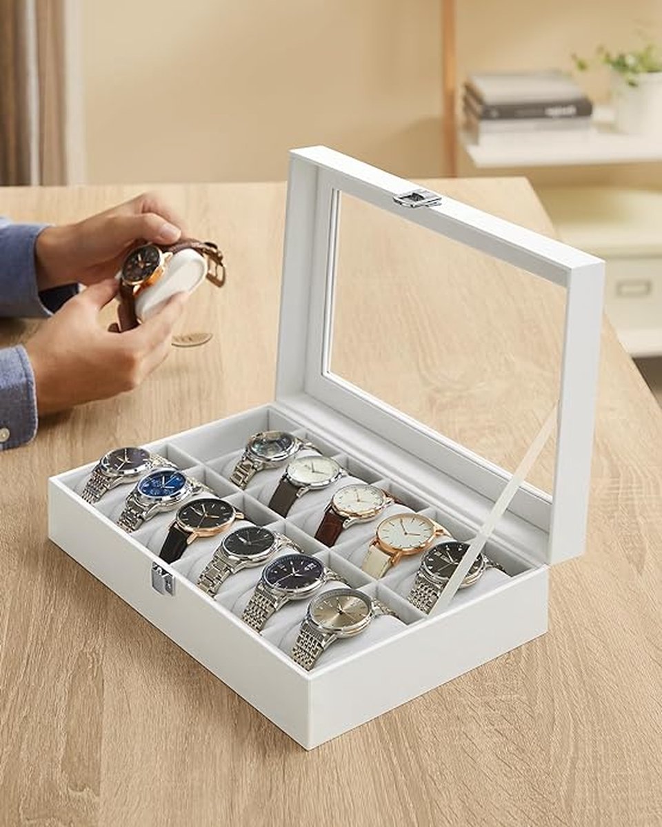 horlogebox - horlogekussen, horlogekast \ horloge doos 20.2 centimetres