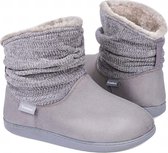 Pantoffels Dames - Sloffen - Maat 40/41 - Grijs - Anti-slip - Comfeet