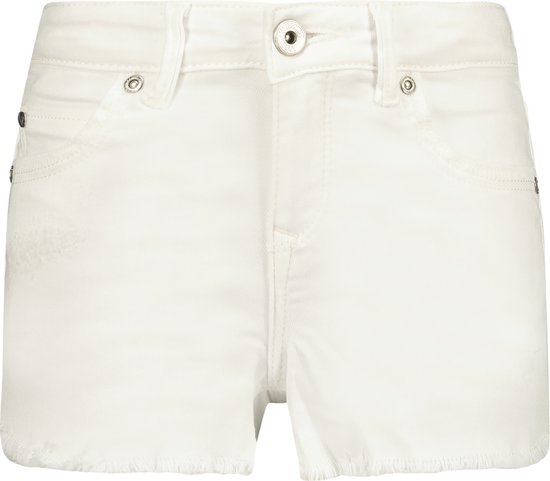 Vingino Short Daizy special Meisjes Jeans - White Denim - Maat 116