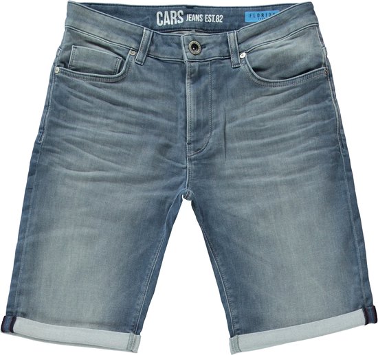 Cars Jeans Short Florida Heren Jeans - Grey Blue - Maat M