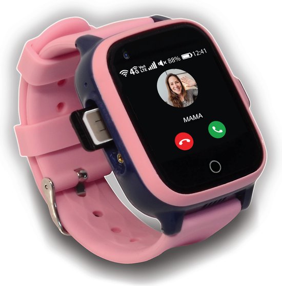 W2 - GPS Horloge Kind, Smartwatch met GPS Tracker - Functie - met Beltegoed!