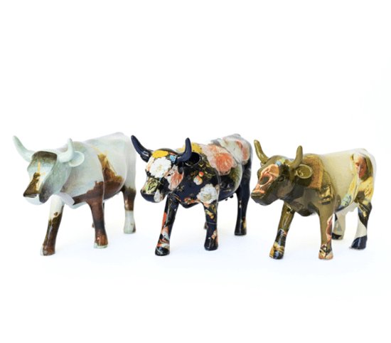 Cowparade | art pack Master collection by Rembrandt/Vermeer/Mignon | (set 3 stuks)