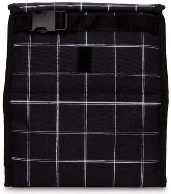 Pack It - Koeltas Lunch Grid - Polyester - Zwart van Pack It — afbeelding 2