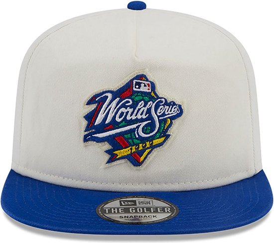 New York Yankees MLB World Series Off White Golfer Snapback Cap