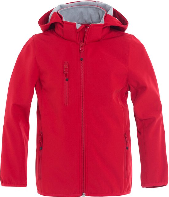 Clique Basic Softshell jacket junior rood