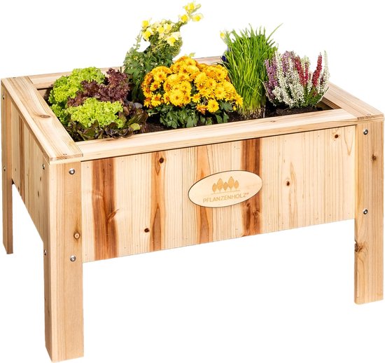 COSTWAY Verhoogd bloembed van metaal, 3-traps tuinbed met open basis, stapelbaar en doe-het-zelf, plantentrap voor groenten, fruit, bloemen, kruiden, 118 x 118 x 61 cm, zwart
