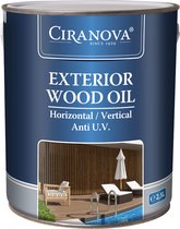 Huile Wood d'extérieur Ciranova - Naturelle - Huile pour bois - 2,5 litres