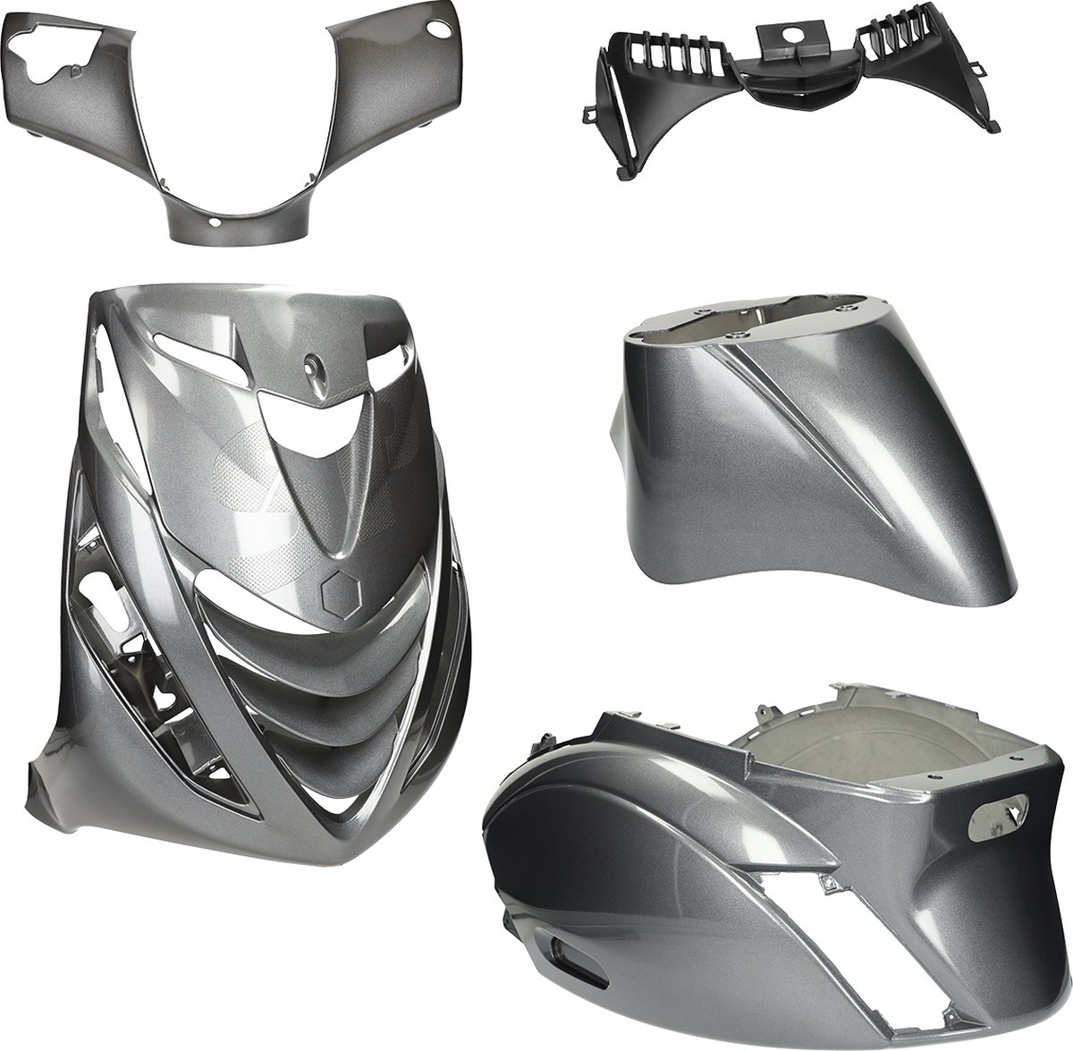 Kappenset Piaggio Zip SP Black silver
