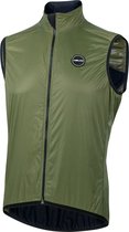 Nalini Unisex Windvest - windstopper mouwloos Groen - TEXAS VEST Olive - XS