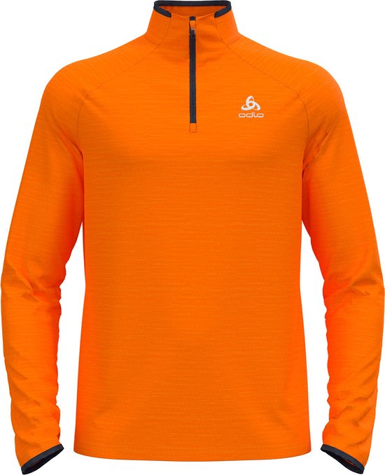 Odlo Mid layer 1/2 zip RUN EASY WARM ORANJE