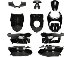 Kappenset Peugeot New Vivacity Metallic zwart (vanaf 2008)