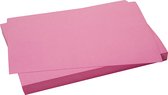 Gekleurd Karton, 50x70 cm, 270 gr, roze, 10 vel/ 1 doos | Knutselpapier | Knutselkarton