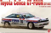 1:24 NuNu 24015 Toyota Celica GT-Four (ST165) 1991 Tour de Corse Fina Car Plastic Modelbouwpakket