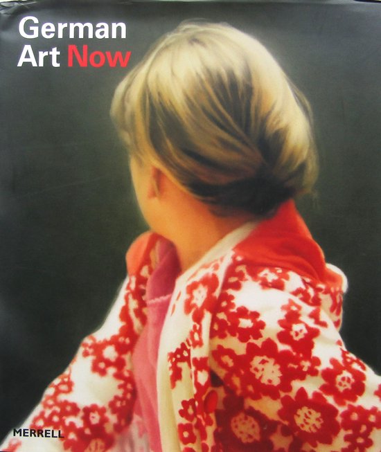Boek 'German Art Now' met op de voorkant een meisje met blond haar, van achteren gezien, in een rood-wit gebloemd jasje.