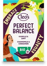 Cleo's - Perfect Balance - 18x1,5g - Tisane bio à la camomille et à la cannelle