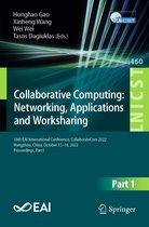 Lecture Notes of the Institute for Computer Sciences, Social Informatics and Telecommunications Engineering 460 - Collaborative Computing: Networking, Applications and Worksharing